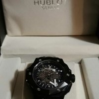 Мъжки луксозен часовник HUBLOT SANG BLEU 2, снимка 6 - Мъжки - 31905225