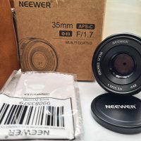 Neewer 35mm f1.7 Sony E, снимка 2 - Обективи и филтри - 42474935