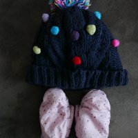 Next зимна шапка и ръкавици за сняг , снимка 2 - Шапки, шалове и ръкавици - 30888866
