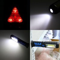 Преносим мощен къмпинг работен фенер LED лампа магнит зарядно палатка, снимка 4 - Къмпинг осветление - 29093022