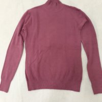 Лилаво полуполо AMOUR & BEAUTE , мека комфортна материя , високо качествено фино плетиво, снимка 4 - Блузи с дълъг ръкав и пуловери - 37455659