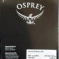 Osprey Kestrel 48 Black , снимка 11 - Раници - 39590242