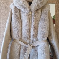 Дамско палто с качулка , снимка 5 - Палта, манта - 42764127