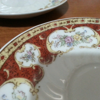 Стар български порцелан чинии , снимка 5 - Антикварни и старинни предмети - 44783997
