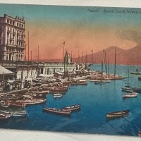 Стара  картичка Неапол, снимка 1 - Филателия - 36690520