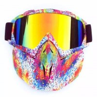 Ски, сноуборд, Зимни ветроустойчиви очила, Мотокрос Слънчеви очила маска за лице, снимка 13 - Зимни спортове - 26931529