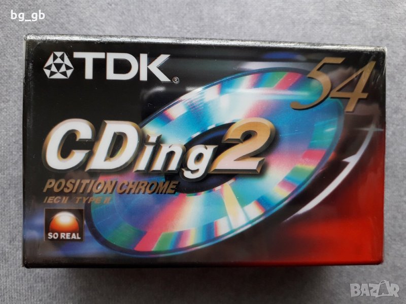 Нови аудио касети TDK CDing2 CHROME, снимка 1