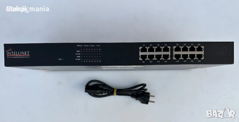 Гигабитов суич Intellinet 16-Port Gigabit Ethernet, снимка 1
