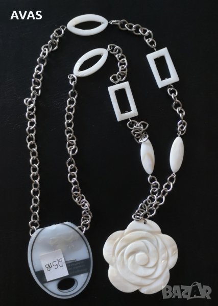 Ново Седефено колие дълъг гердан, снимка 1