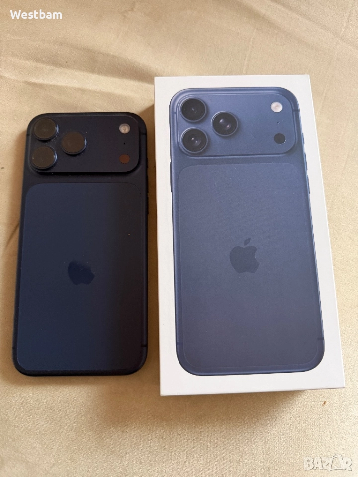 Продавам iPhone 17 Pro Max с вътрешна памет от 256GB и гаранция от Виваком, снимка 1
