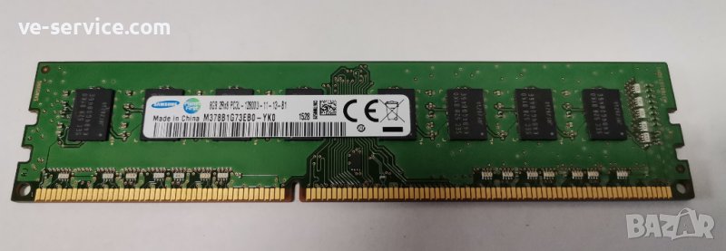 Samsung 8GB PC3-12800U-11-13-B1 Desktop Ram Memory DDR3 PC 1600mHz, снимка 1