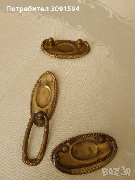 Арт Деко Комплект дръжки за чекмеджета , снимка 1