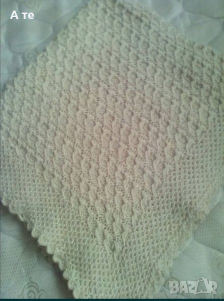 Бебешко плетено одеяло, снимка 1
