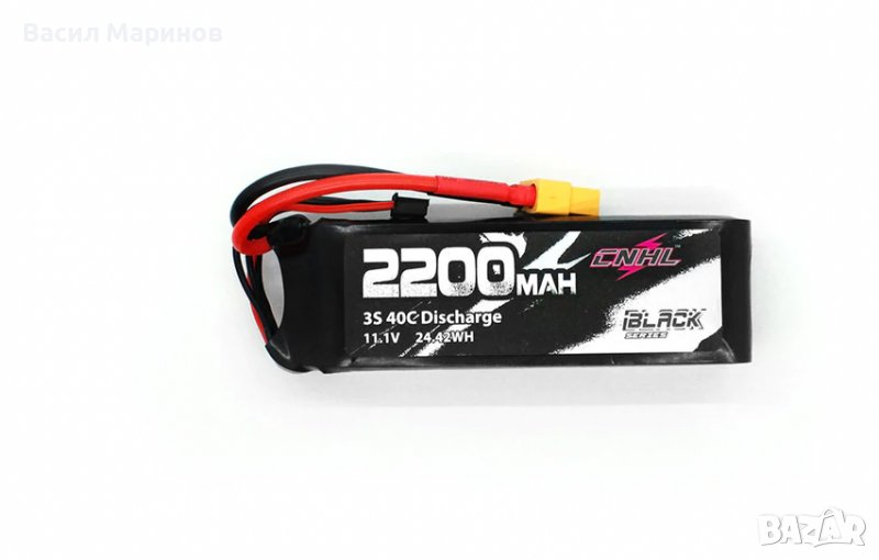 Продавам Li-Po батерия CNHL 3s 11.1V 2.2Ah (2200mAh) 40C, снимка 1