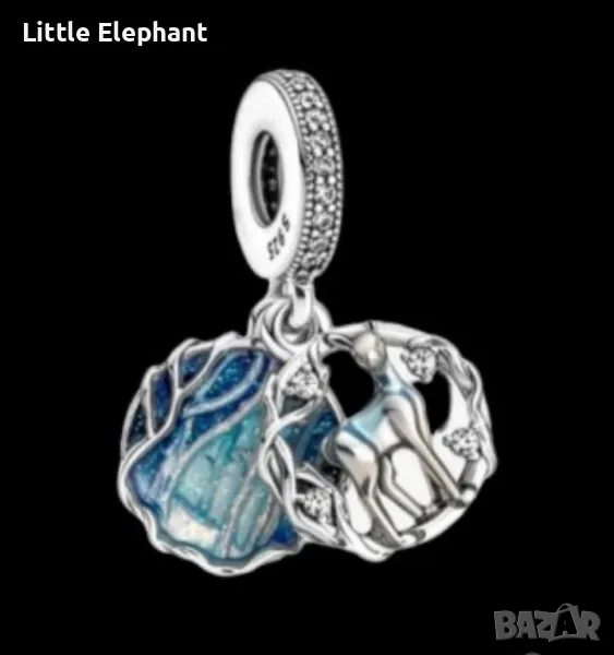 Сребърен висящ елемент,Пандора"Патронът на Снейп",Harry Potter/нов, снимка 1