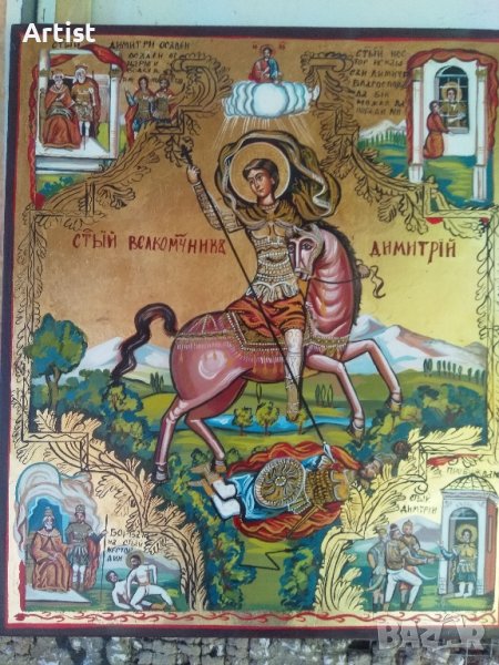 Рисувани икони на дърво , снимка 1