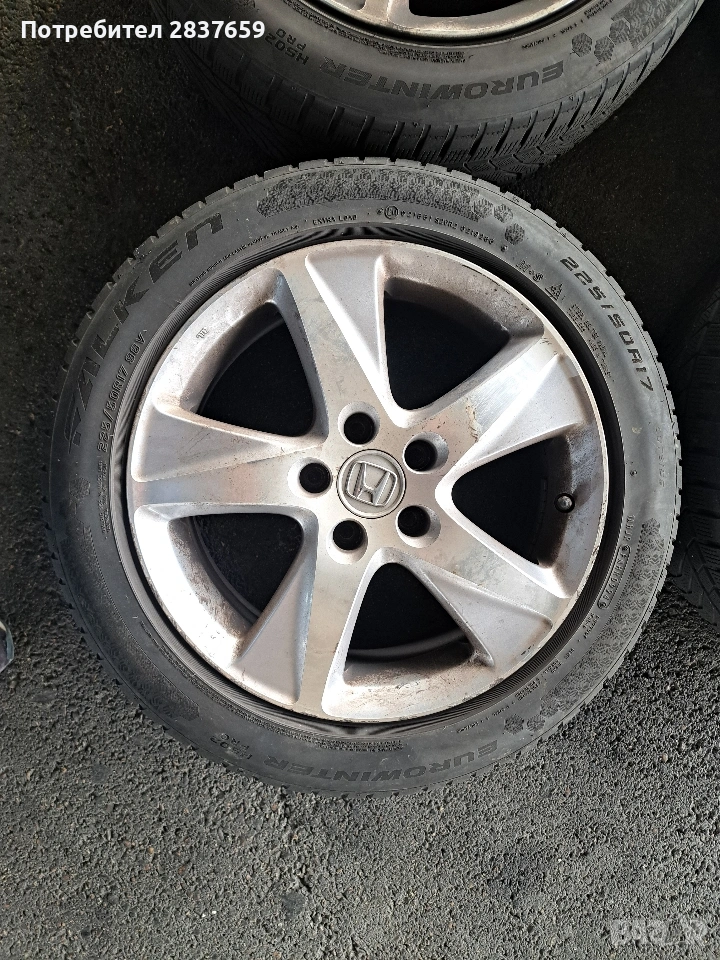 17 цола за Хонда-Гуми -ДОТ-2024, снимка 1