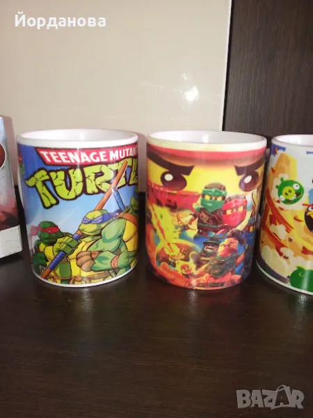 Нови чаши с Костенурките Нинджа и Нинджаго, снимка 1