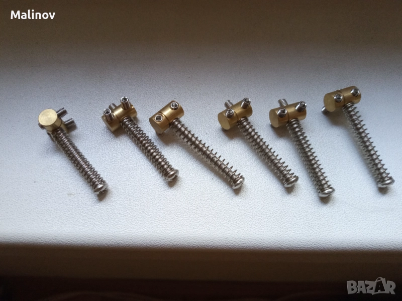 Седла за Телекастер,месинг, снимка 1