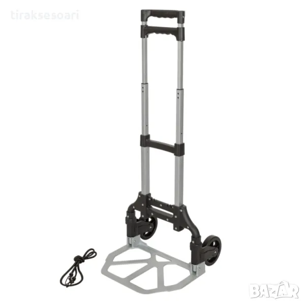 80 KG Сгъваема Ръчна Транспортна Количка RockForce Транспотна Количка, снимка 1