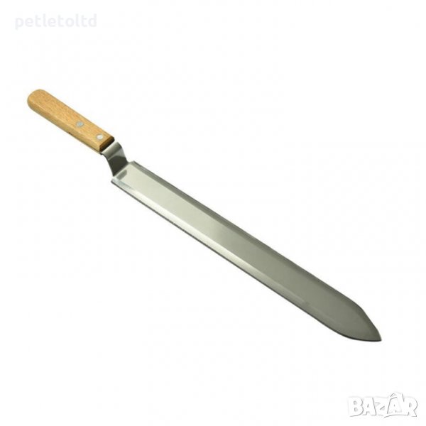 Нож за разпечатване гладък, с дървена дръжка , снимка 1