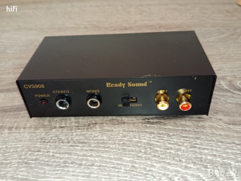 Предусилвател за грамофон и микрофон Ready Sound CVS908, снимка 1
