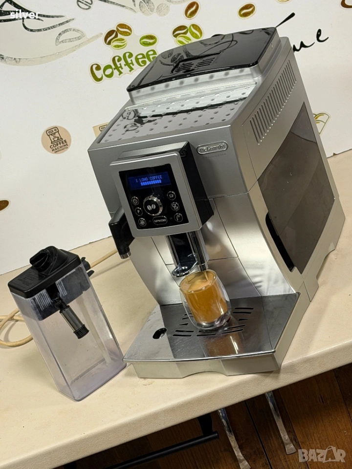 Кафемашина кафе автомат delonghi magnifica S cappuccino с гаранция, снимка 1