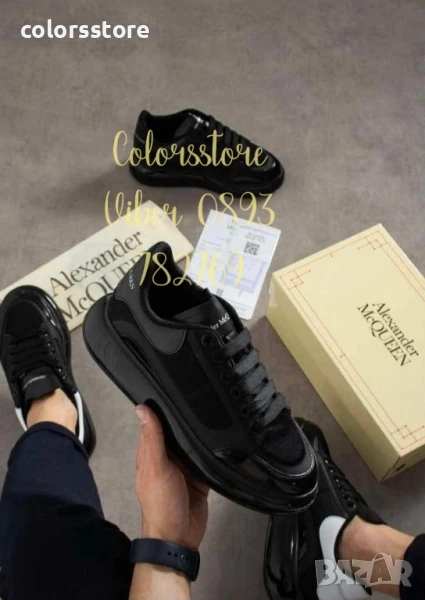 Мъжки черни кецове Alexander McQueen/BR124s, снимка 1