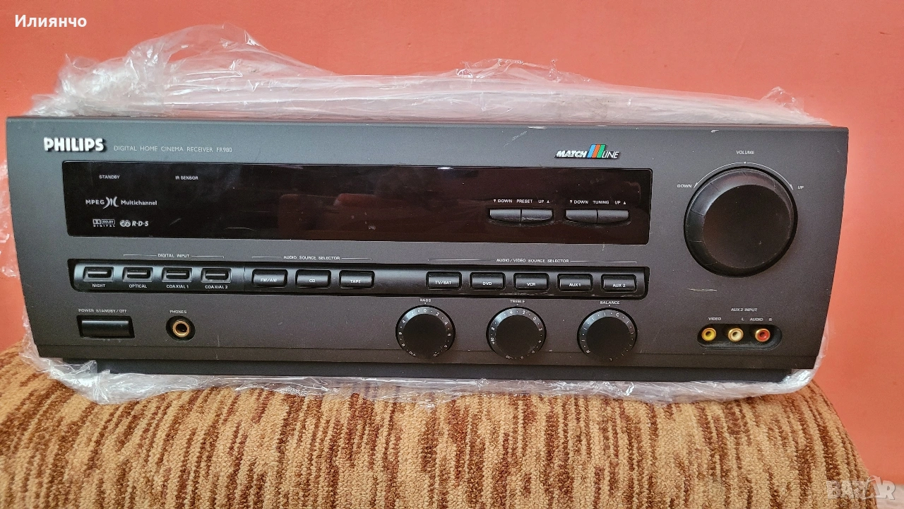 УСИЛВАТЕЛ PHILIPS FR 980" 5х60w/в отлично състояние Перфектен работещ, снимка 1