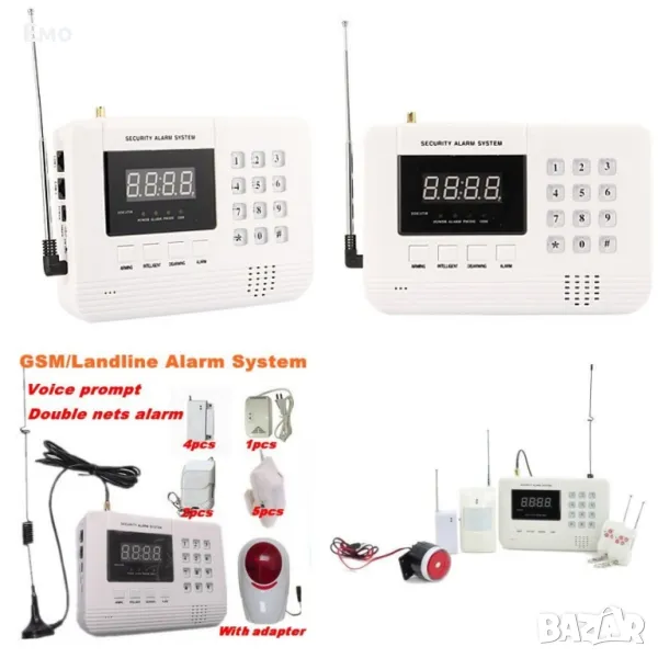 Алармена система с 99 безжични зони PSTN за мобилен и стационарен телефон, снимка 1