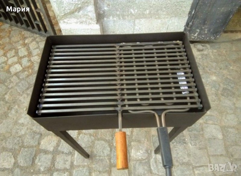Комбинирано барбекю на дървени въглища и ток, снимка 1