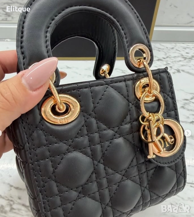 мини чанта christian dior 12х12см, снимка 1