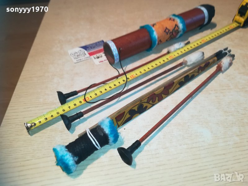 индиански лък и стрели в кобур 1711201842, снимка 1