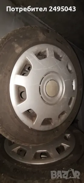 Джанти с зимни гуми от шкода фабиа 5 х100, снимка 1