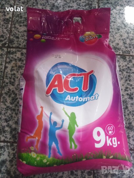 Прах за пране цветно бяло 9 кг, снимка 1