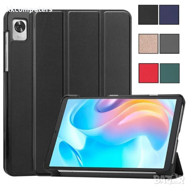 Blackview Tab 60 8.68" (2023) Смарт Кожен Калъф с Тройно Сгъване и Протектор – 5 Цвята, снимка 1