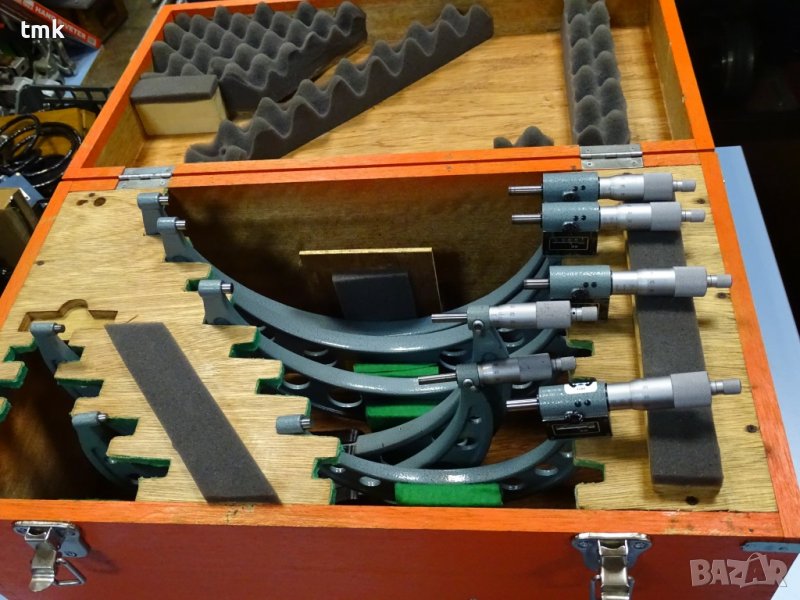 комплект микрометри Mitutoyo 193, 103 outside micrometer 125-300mm, снимка 1