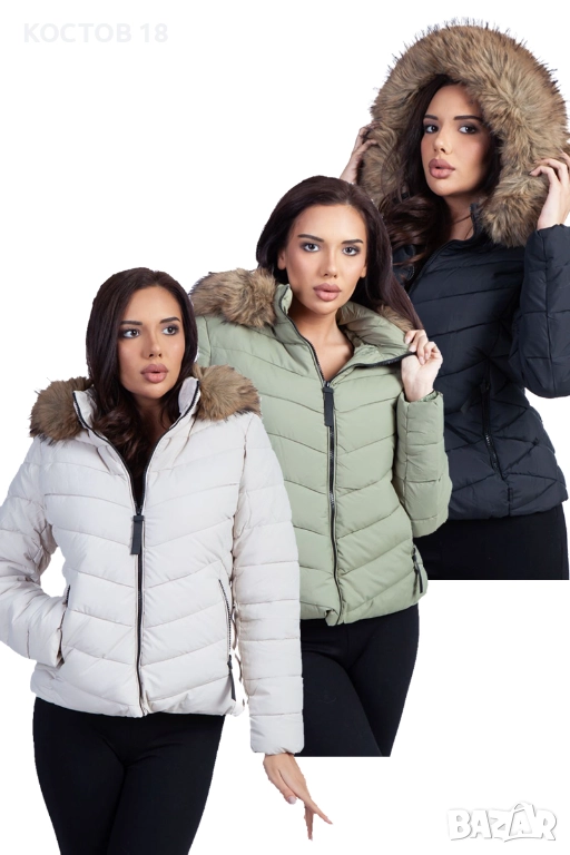 Дамско зимно шушляково яке – 4256, снимка 1