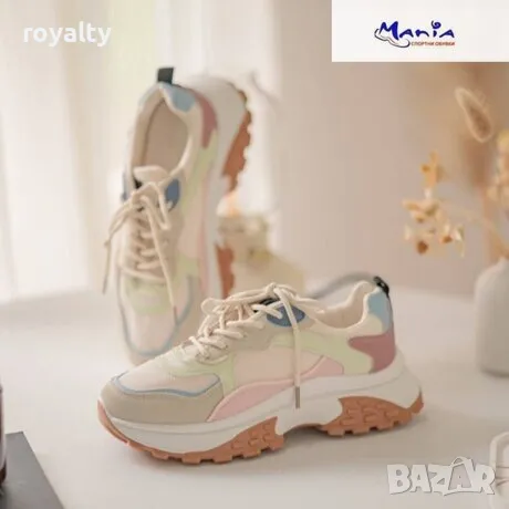 Дамски многоцветни маратонки, снимка 1