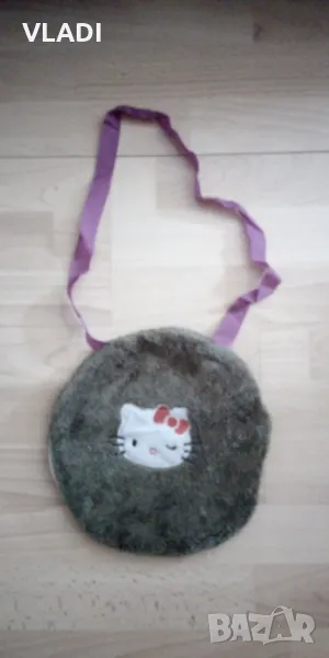 Чанта с котка-зелена, снимка 1