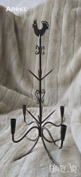 Кован свещник, Gunnar Ander Ystad, 1960г– Швеция, снимка 1