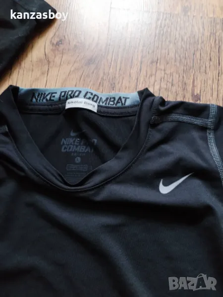 nike pro combat - страхотна юношеска тениска 147-158см. 100% оригинал точни размери дължина - 56см. , снимка 1