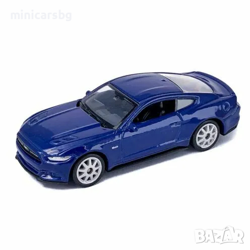 1:64 Метални колички: 2015 FORD MUSTANG GT - Welly, снимка 1