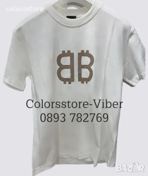Мъжка бяла тениска Balenciaga-BR210, снимка 1