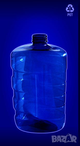 PET бутилка 4.5 л. с дръжка и капачка , снимка 1