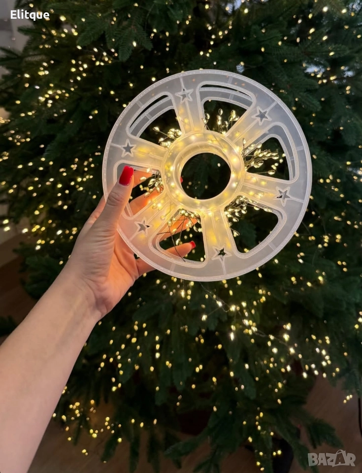 Водоустойчиви Коледни Led лампички Звездно небе - 50 метра 240 светлини, снимка 1