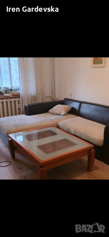 холна маса от дърво с повдигащ механизъм на плота, снимка 1