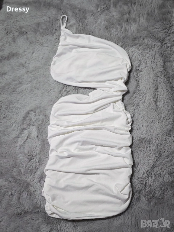 Къса бяла рокля, снимка 1