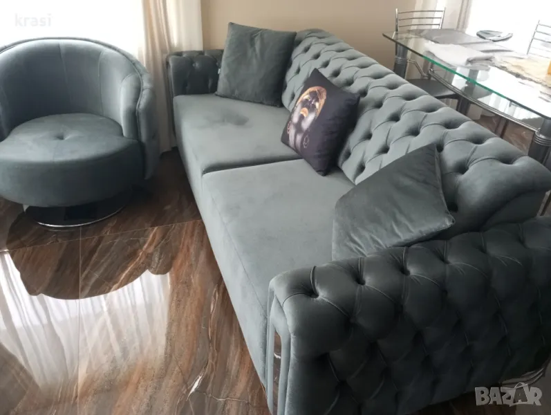 Продавам холна гарнитура- дивани нова луксозна , снимка 1
