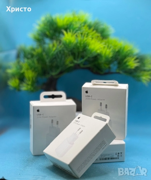 НОВО!!! Оригинално зарядно устройство Apple USB-C 20W Power Adapter  , снимка 1